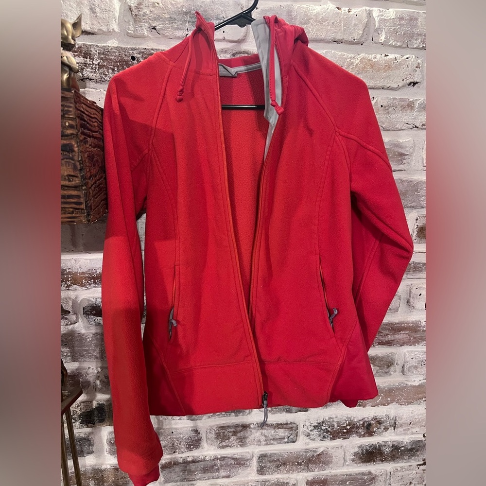 Columbia red women’s athletic jacket size small